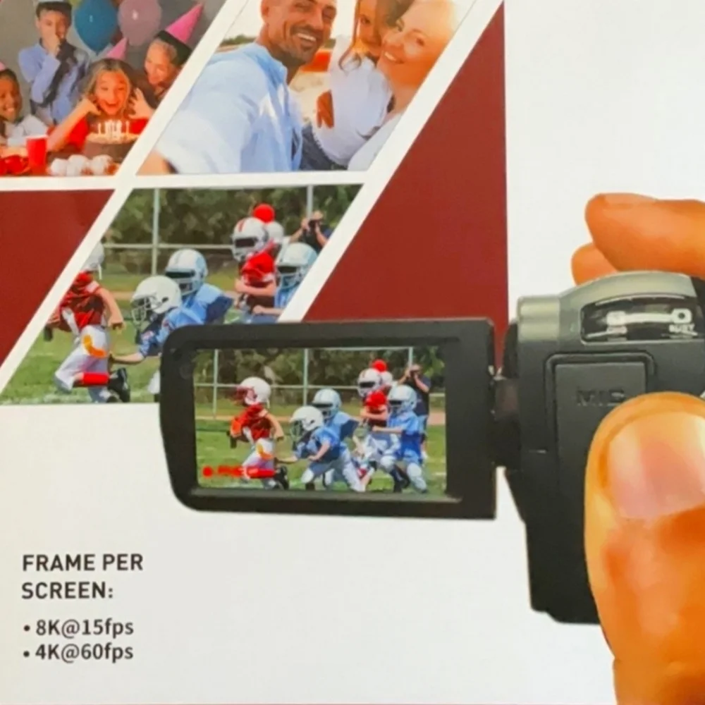 Vivitar Pro 8K Digital Camcorder With Accessory Bundle